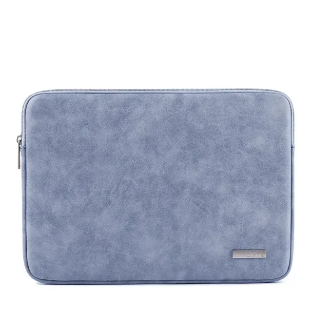 Lecoinpochette Jeans housse PC simili cuir bleu