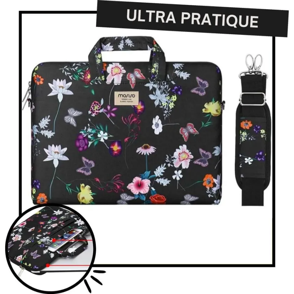 Lecoinpochette Butterfly sacoche PC femme imperméable