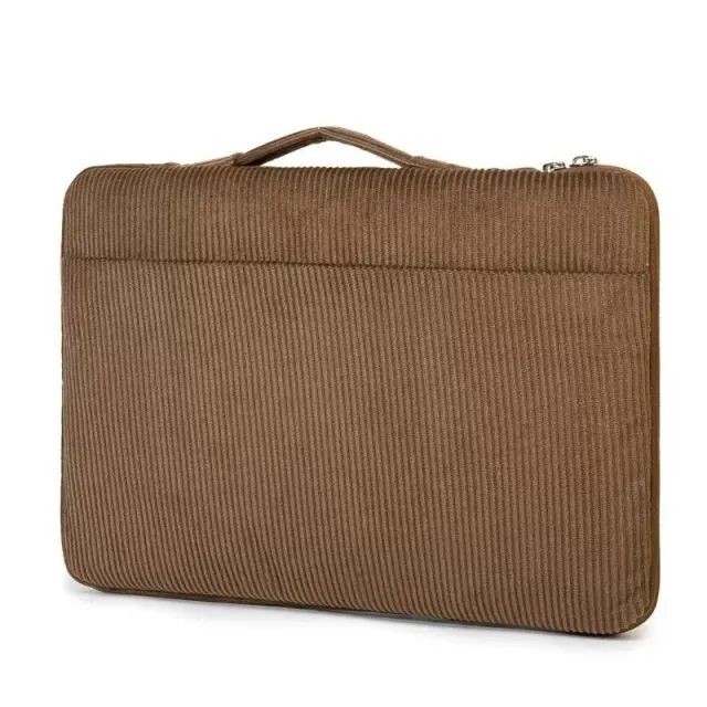 Lecoinpochette Velours housse PC côtelé