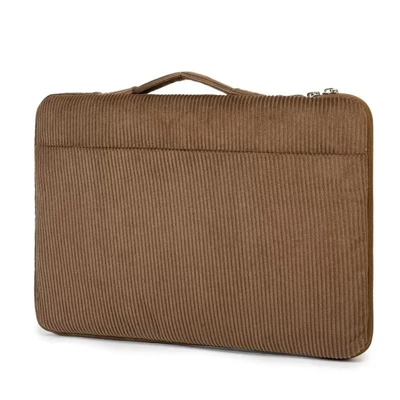 Lecoinpochette Velours housse PC côtelé