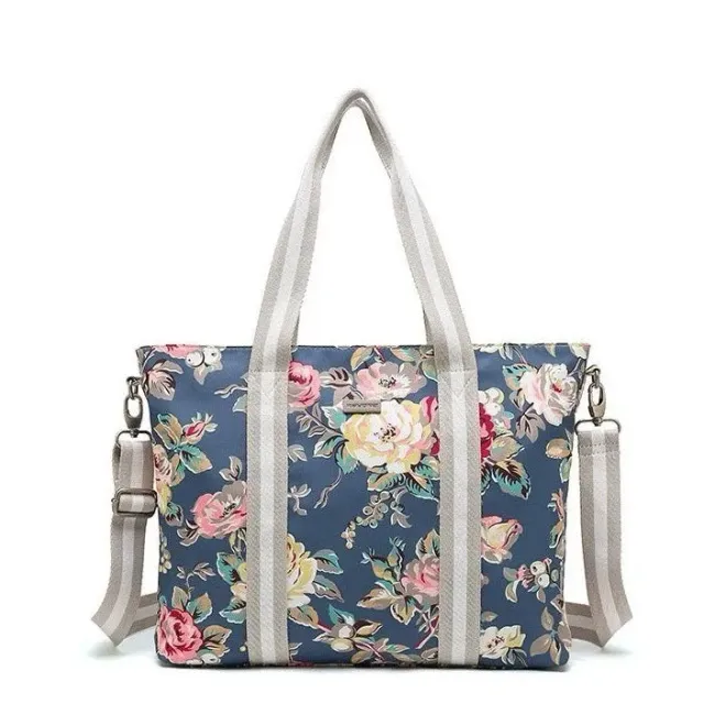 Lecoinpochette Hyacinthe sac ordinateur fleuri