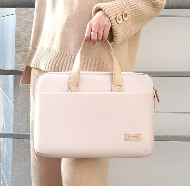 Lecoinpochette Lin Clair sac ordinateur femme canvas imperméable