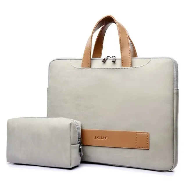 Lecoinpochette Nevada Sacoche Ordinateur Beige