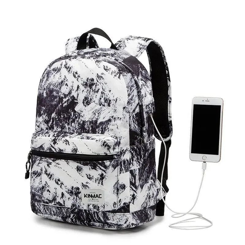 Lecoinpochette Alpes sac à dos ordinateur 15,6 pouces étudiant