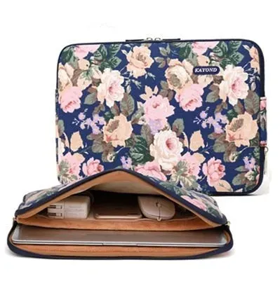 Lecoinpochette Rosette Pochette Ordinateur Canvas
