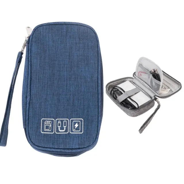 Lecoinpochette trousse pour chargeur PC Bleu Jeans