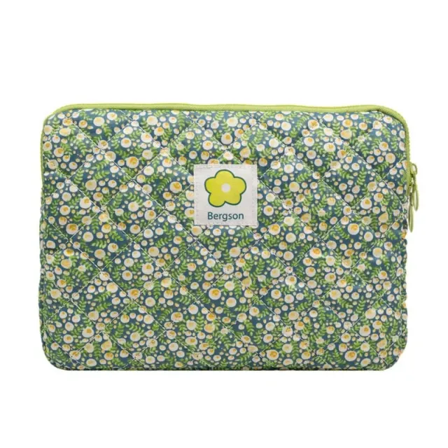 Lecoinpochette Chu housse PC coton motif fleuri