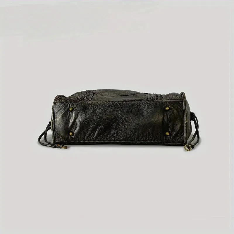 Lecoinpochette Maddy sac de cours bronze foncé cuir PU