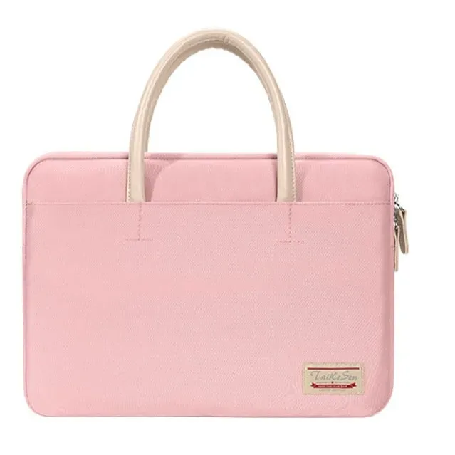 Lecoinpochette Candy sac ordinateur rose canvas