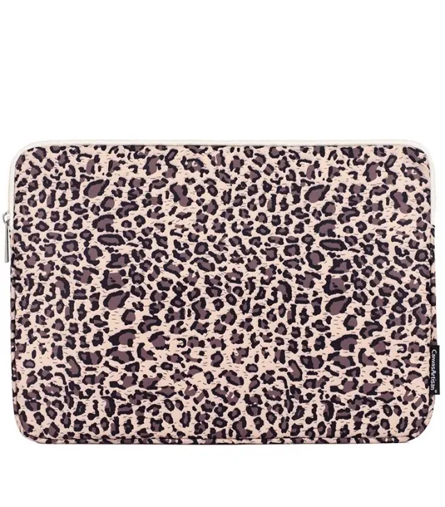 Lecoinpochette Léo housse ordinateur léopard