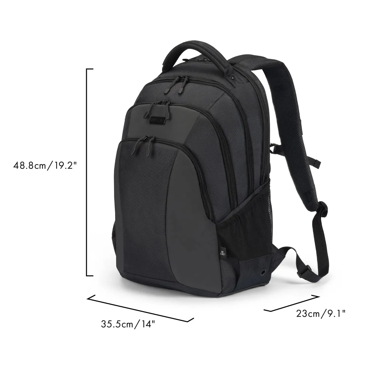 BASE XX SEEKER II 13-16 sac à dos PC noir réfléchissant