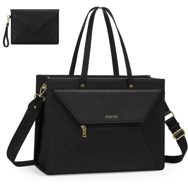 Lecoinpochette Manava sac ordinateur femme 15 pouces noir