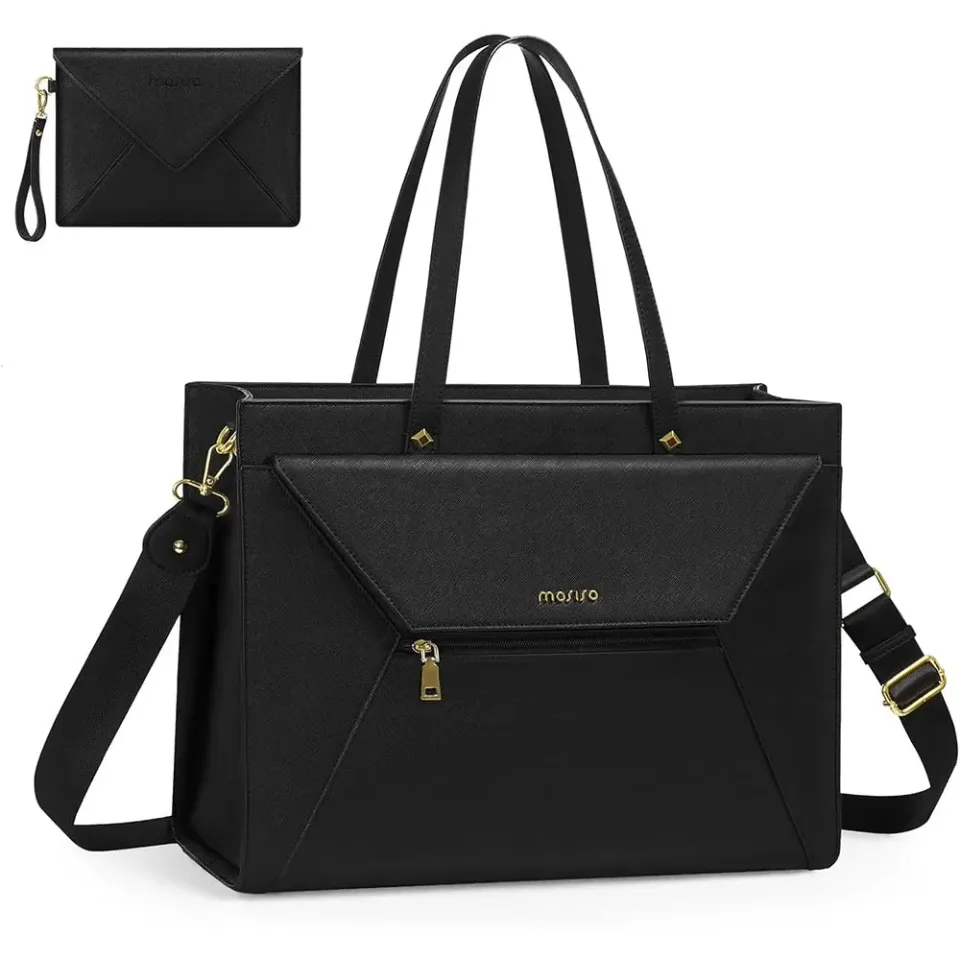 Lecoinpochette Manava sac ordinateur femme 15 pouces noir