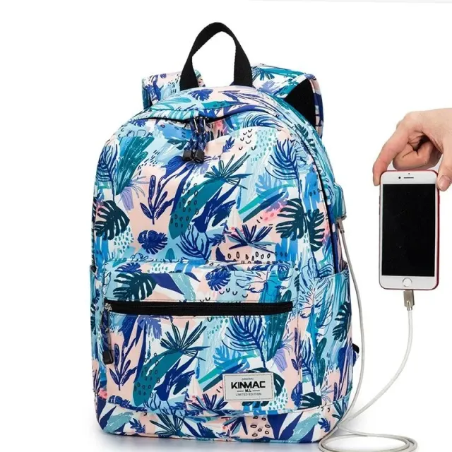 Lecoinpochette Seaweed sac à dos lycée 15,6 pouces bord de mer