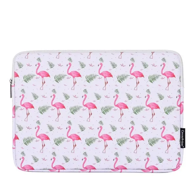 Lecoinpochette Flamant Rose Housse Ordinateur Simili Cuir