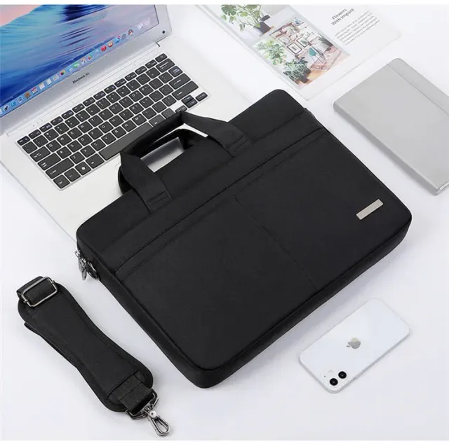 Lecoinpochette Bago sacoche ordinateur noire