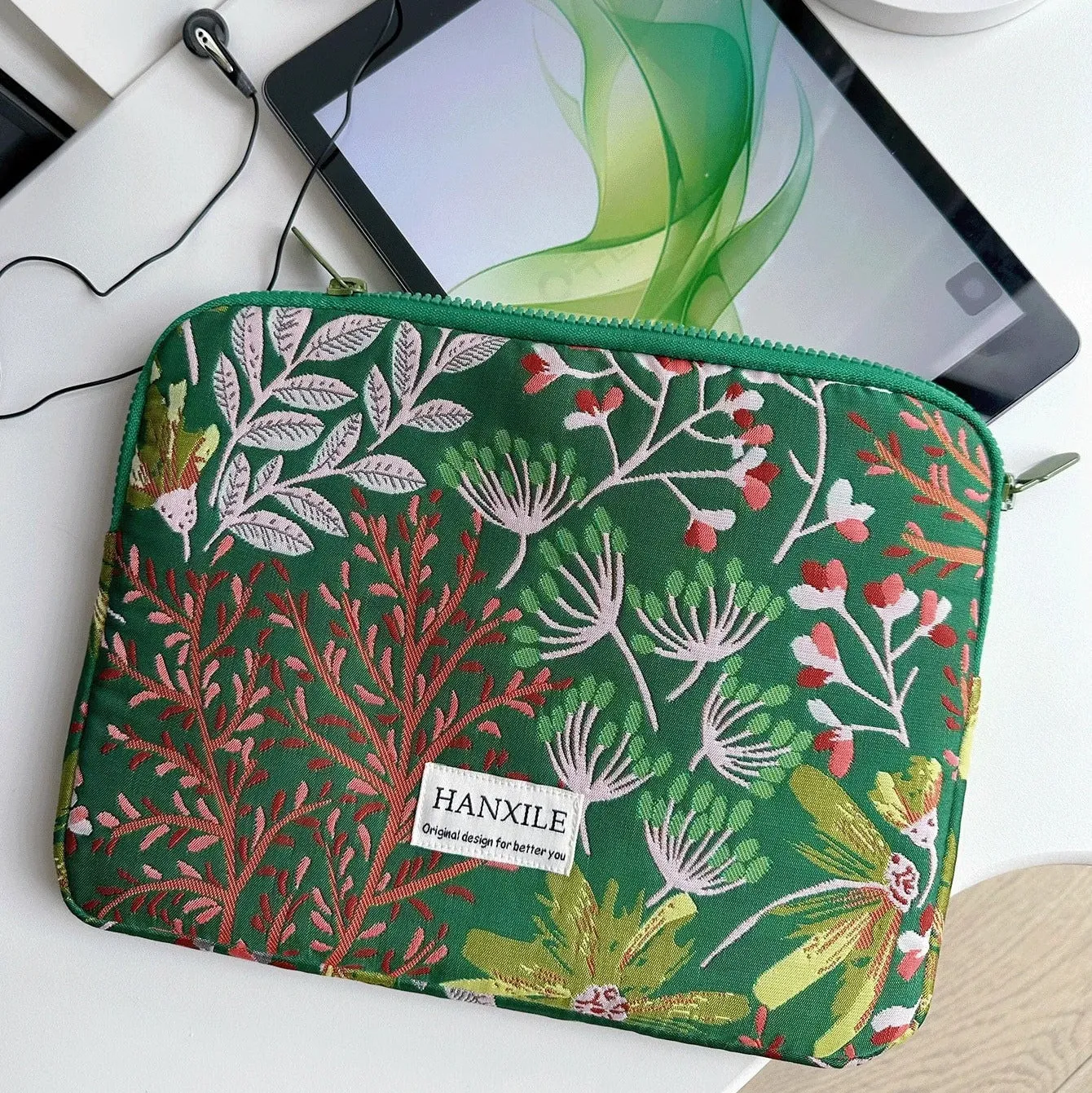 Lecoinpochette Agatha pochette ordi femme marbré