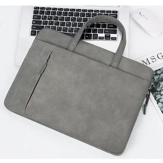 Lecoinpochette sac ordinateur femme gris foncé