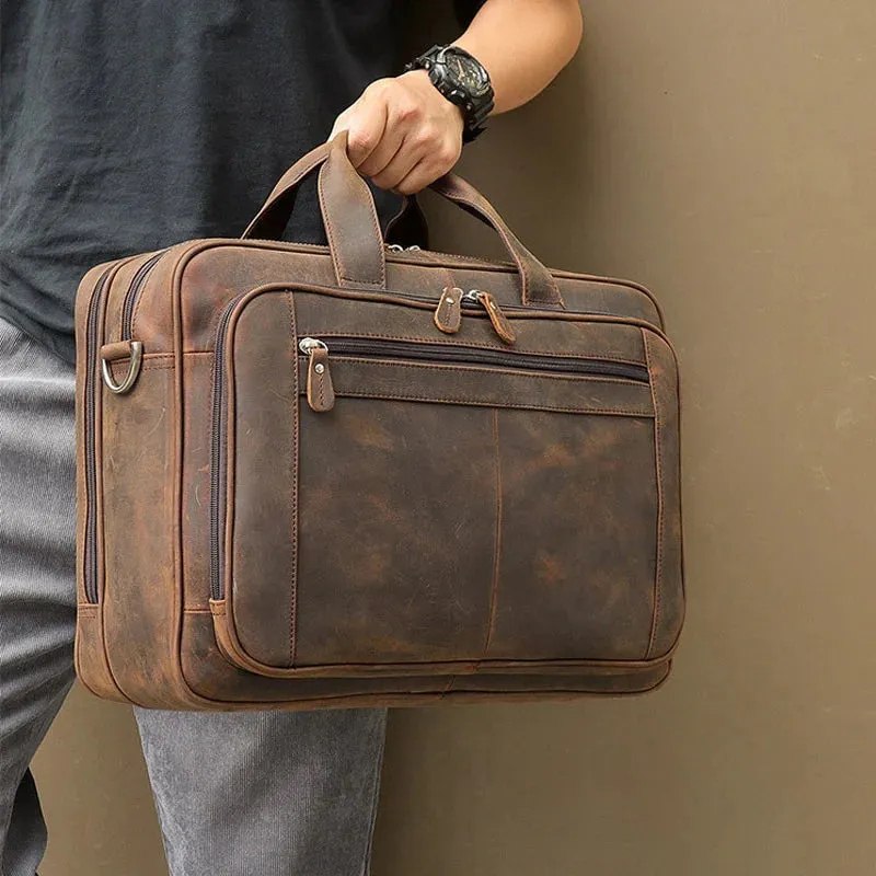 Lecoinpochette Classique sacoche ordinateur cuir