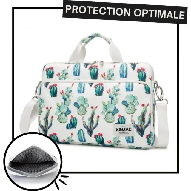 Lecoinpochette Cactus sacoche ordinateur imperméable