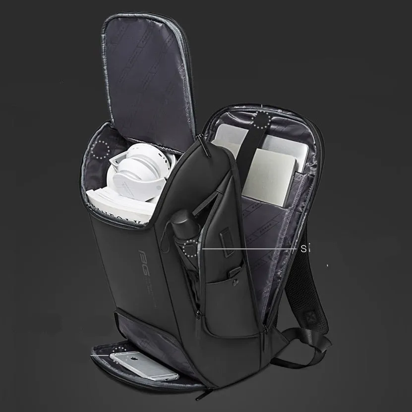 Lecoinpochette Edgar sac à dos ordinateur 15,6 pouces gris