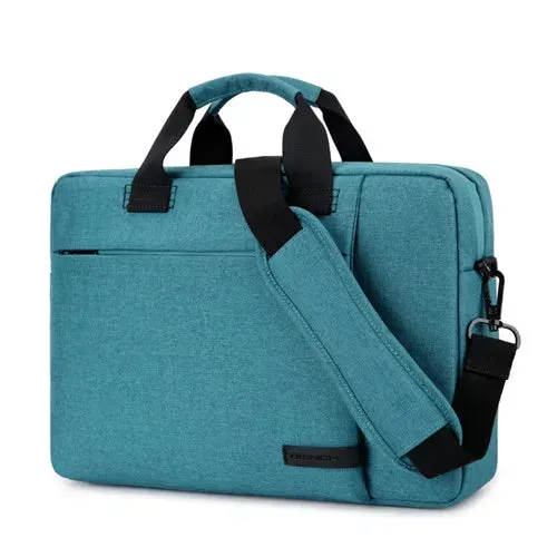 Lecoinpochette Turquoise sacoche ordinateur 13 pouces nylon