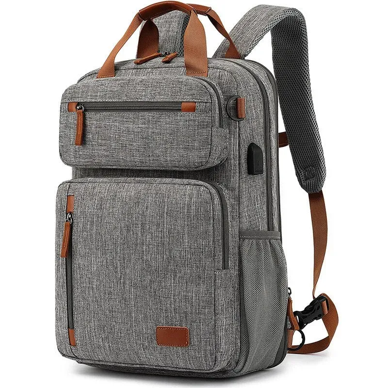 Lecoinpochette Jonas sac à dos ordinateur 15 pouces réversible