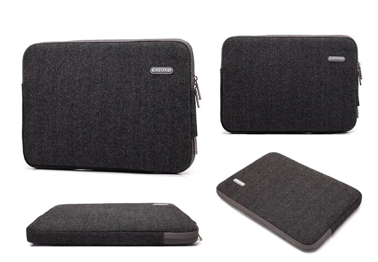 Lecoinpochette Woolen pochette ordinateur homme canvas
