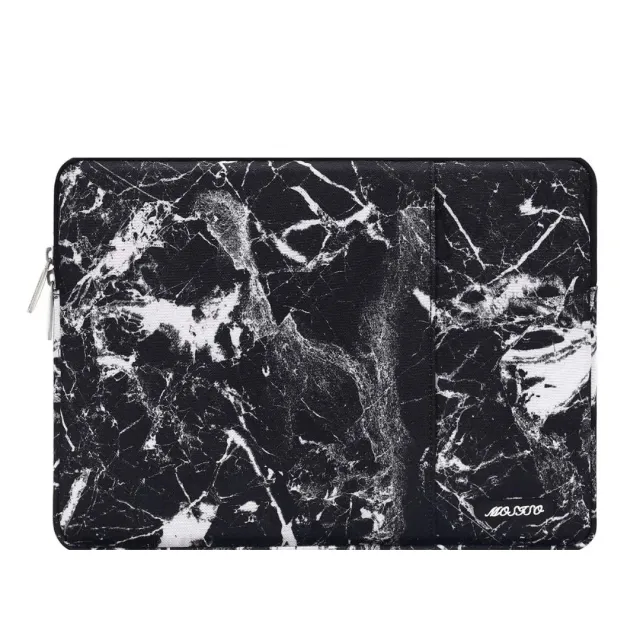 Lecoinpochette Marbre Noir housse ordinateur marbrée