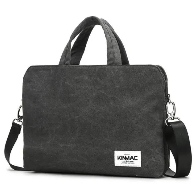 Lecoinpochette Anthracite sacoche ordinateur nylon waterproof