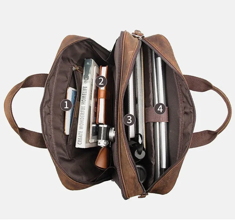 Lecoinpochette Classique sacoche ordinateur cuir