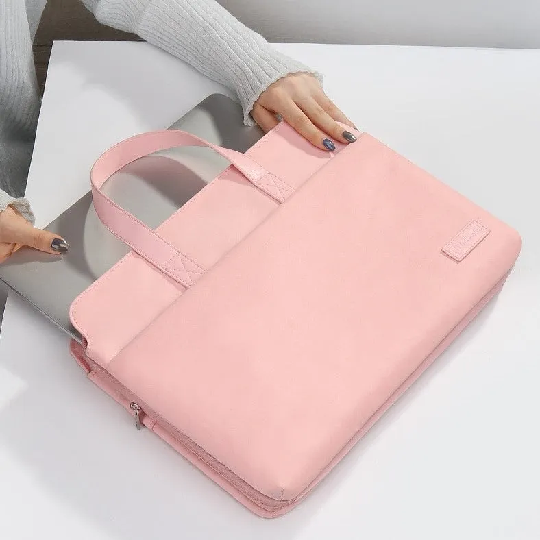Lecoinpochette Rosace sac ordinateur rose