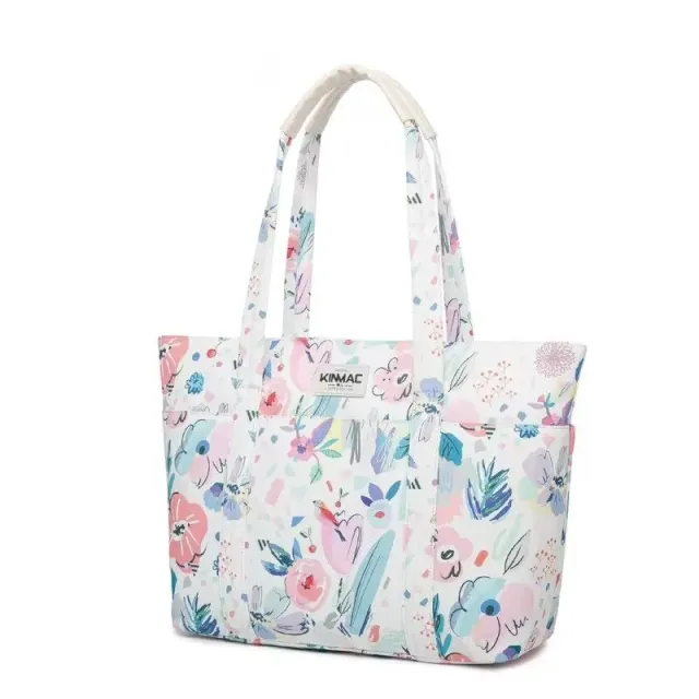 Lecoinpochette Dessin sac ordinateur femme 15,6 pouces fleuri