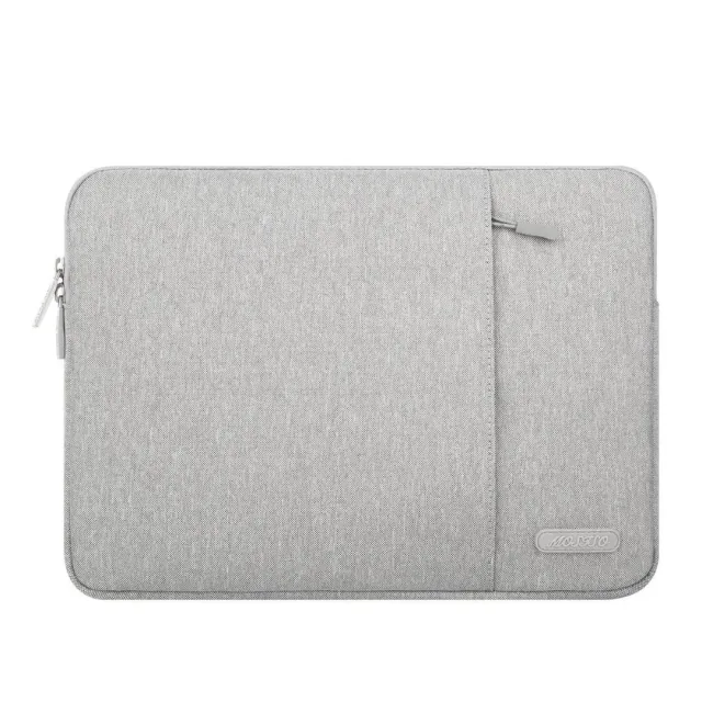 Lecoinpochette pochette ordinateur gris acier poche zippée