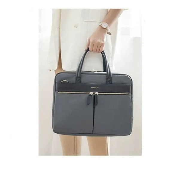 Lecoinpochette Goth sacoche ordinateur grise