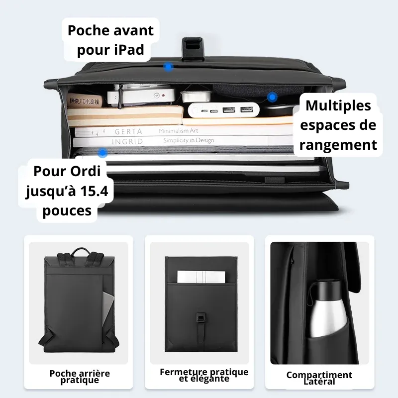 Lecoinpochette Mark sac à dos ordinateur homme 15,4 pouces