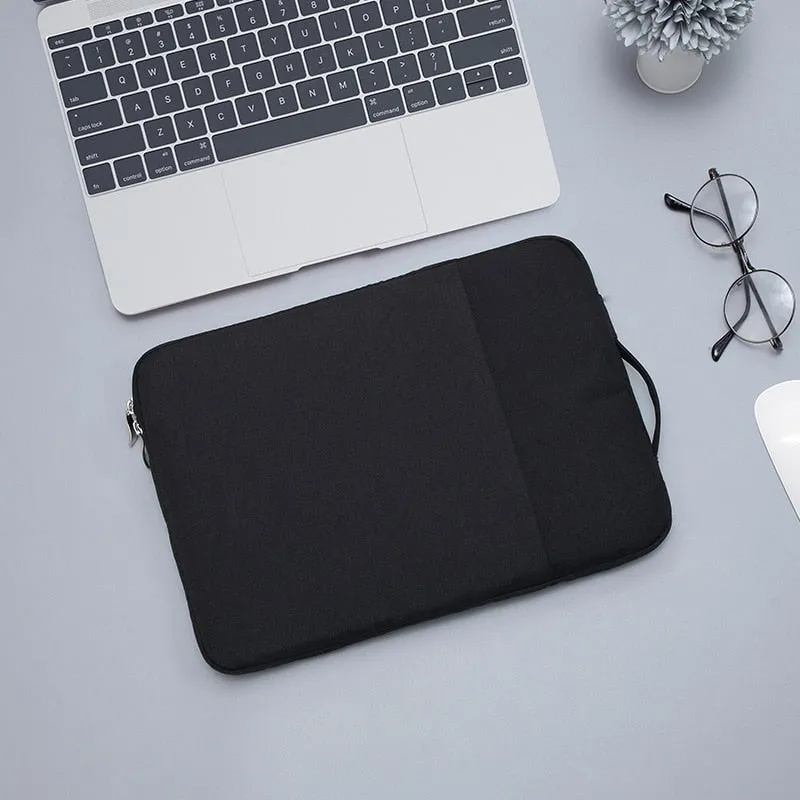 Lecoinpochette Encre housse PC unie denim