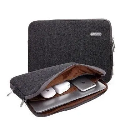Lecoinpochette Woolen pochette ordinateur homme canvas