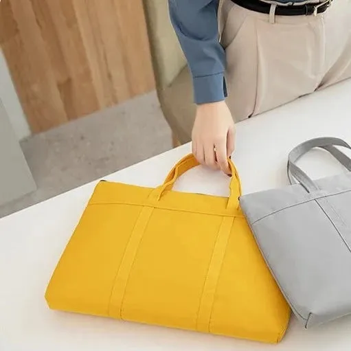 Lecoinpochette Yellow sacoche ordinateur jaune